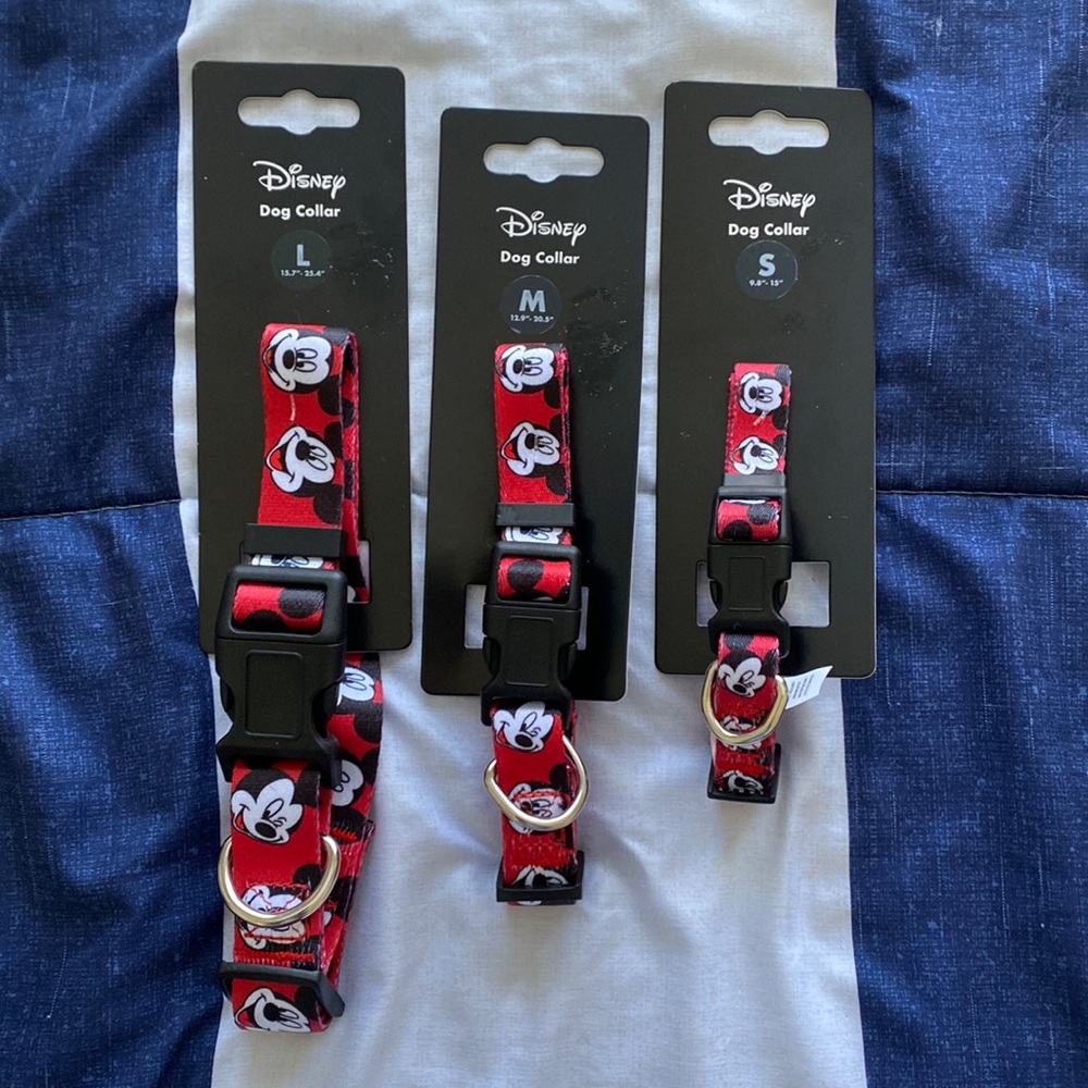 Disney brand Mickey Mouse pet collar